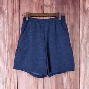 Lululemon Mens Size Medium Pace Breaker Short Linerless 7" Heather Navy M7AB0S
